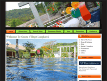 Tablet Screenshot of greenvillagelangkawi.com